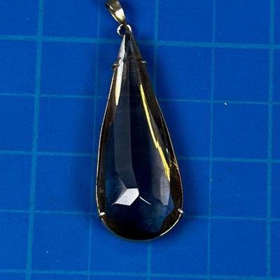Smokey Quarts Tear Drop Pendant