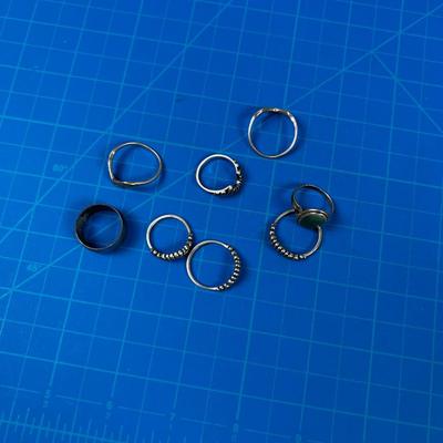 Lot of Silver Rings