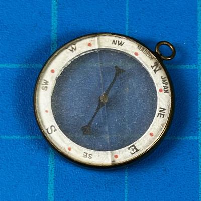Antique Compass Pendant 