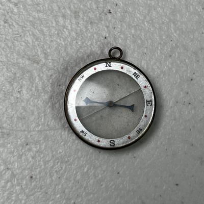 Antique Compass Pendant 