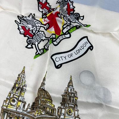 London Silk Scarf VINTAGE 