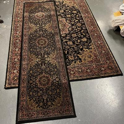 BLACK Rug and Runner Matching
