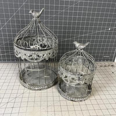 Nested Bird Cages Set Decorative