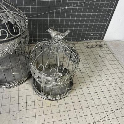 Nested Bird Cages Set Decorative