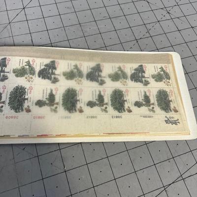 Stamp Book Collection Of Unused Postage Stamps Mostly .13 Cent Stamps