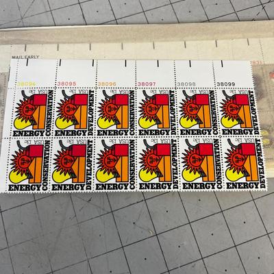 Stamp Book Collection Of Unused Postage Stamps Mostly .13 Cent Stamps