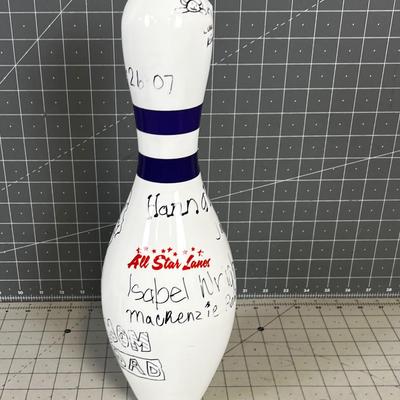 All Star Lanes Bowling Pin 