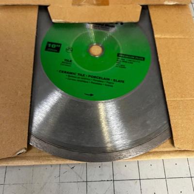 (3) 10" Saw Blades For Tile or Stone