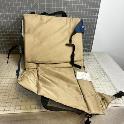 Stadium or Boat Portable Seat with Place for do-das
