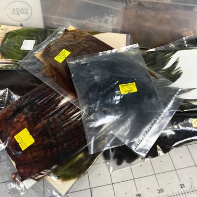 Large Tub of Feathers and Fur