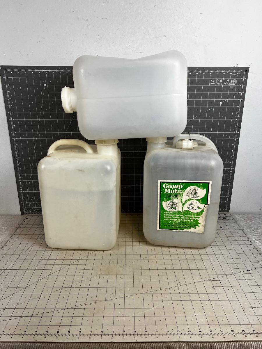 (3) 5 Gallon Water Jugs