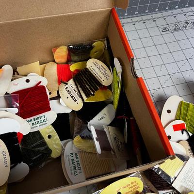 Shoe Box of Channel and Yarn 