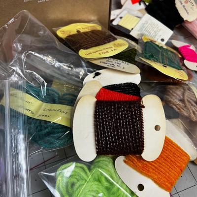 Shoe Box of Channel and Yarn 
