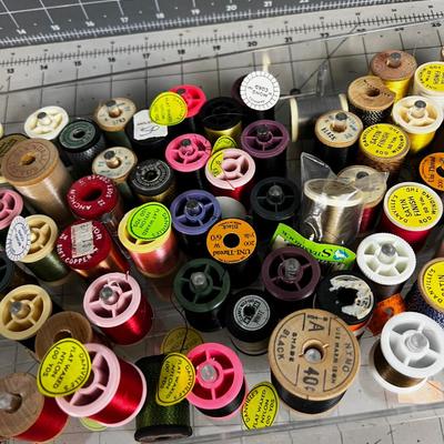 Fly Tie Threads - Lot of Metallics