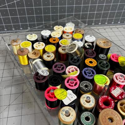 Fly Tie Threads - Lot of Metallics