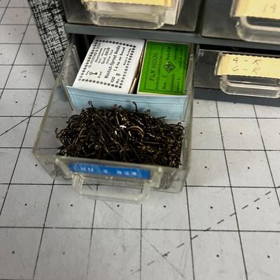 Tote Full of Fish Hooks 