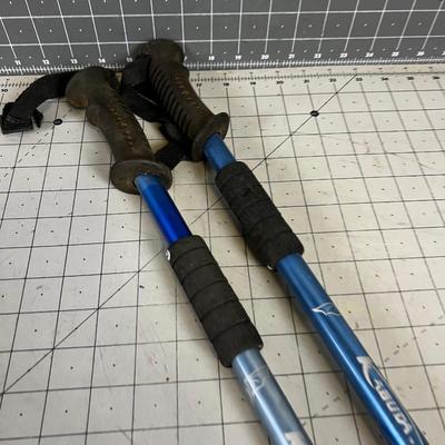2 Trekking Poles- Adjustable for hiking. 