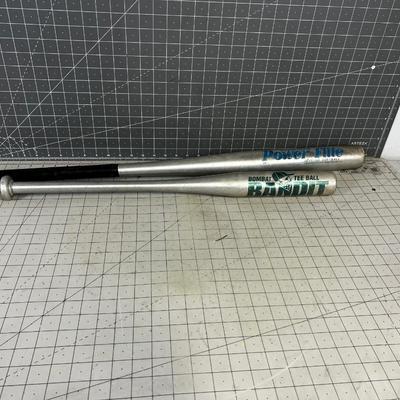 2 Aluminum Baseball  Bats 