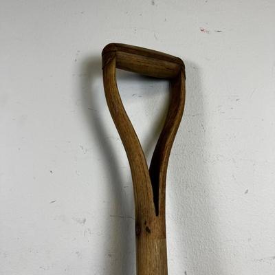 Antique COAL Shovel with Wood Handle