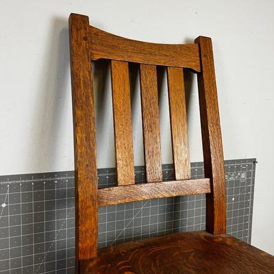 Antique Mission Oak Side Chair