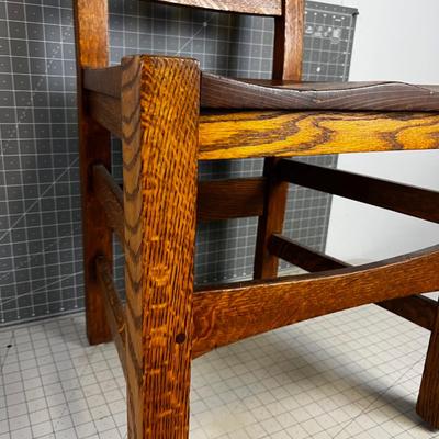 Antique Mission Oak Side Chair