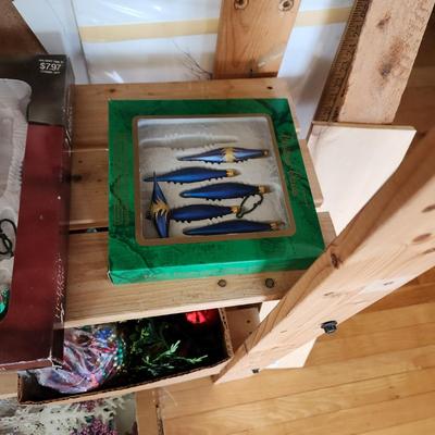 Large Christmas Decor Lot , Ornaments, Light strings and More WYSIWYG