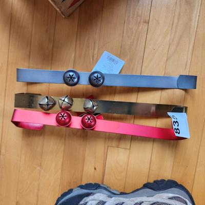 Christmas Lot of Jingle bells, Wreath Hangers