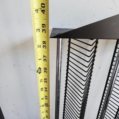 3 CD Dvd Metal Storage Racks