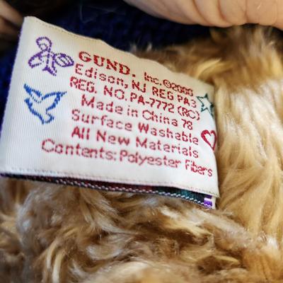 Large Lot of Plush Stuffed Teddy bears Millennium, Gund, Snowflake, Commonwealth + others