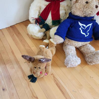 Large Lot of Plush Stuffed Teddy bears Millennium, Gund, Snowflake, Commonwealth + others