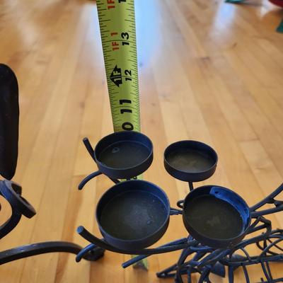 2 Metal Deer Candle Holders