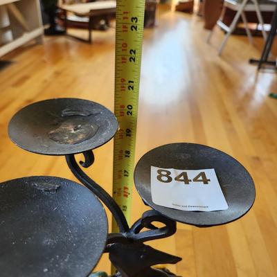 2 Metal Deer Candle Holders