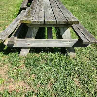 Wood Picnic Table #1