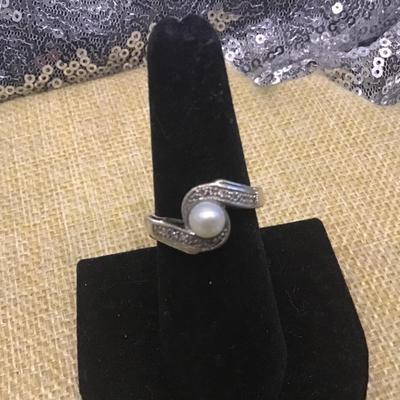 Silver 925 Pearl Ring