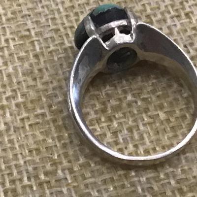 Sterling Silver Turquoise Vintage Ring