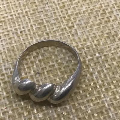 925 Silver Wave Ring