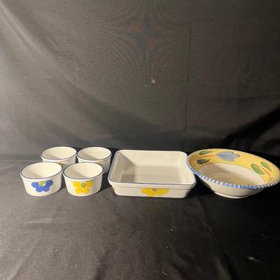 Maxam Hand Painted Ceramic Bakeware (K-MG)