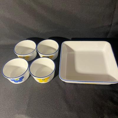 Maxam Hand Painted Ceramic Bakeware (K-MG)