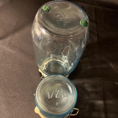 Ten Canisters With Flip Top Lids (K-MG)