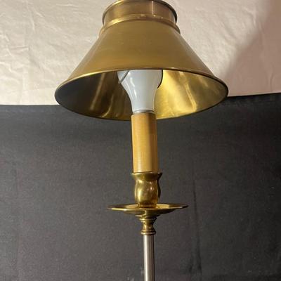 Pewter Candlesticks & Lamp (LR-MG)