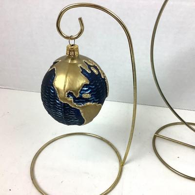 372 Holiday Glass Ornaments Travel RV Globe Angel