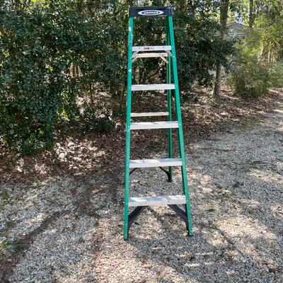 WERNER ~ 6â€™ Fiberglass Step Ladder