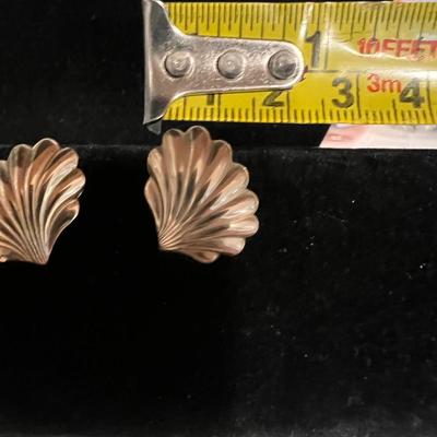 14KT gold Sea shell earrings