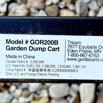 GORILLA CARTS ~ Garden Dump Cart