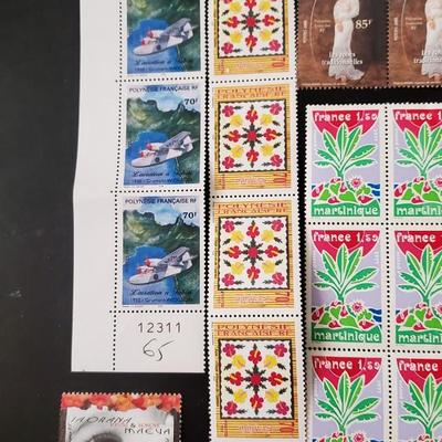 French Polynesia Vintage Stamps (40)