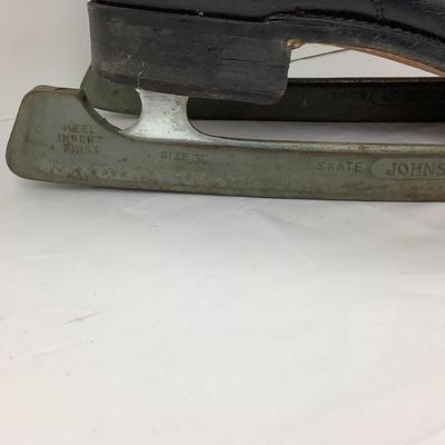 Lot 381 Vintage Johnsons Ice Skates with Guards