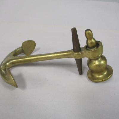 Brass Anchor Candle Snuffer