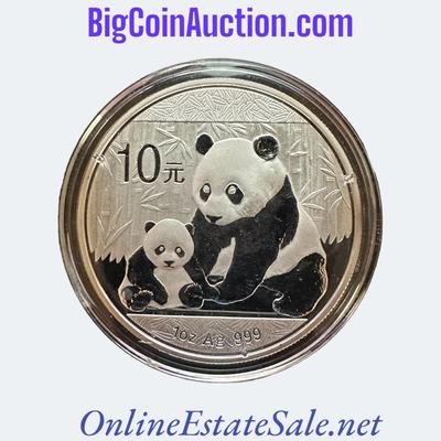 2012 CHINA 1oz Ag .999 SILVER PANDA