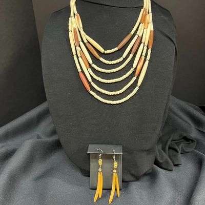 Classic Southwest Look Necklace and earrings