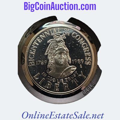 1789-1989. U.S. BICENTENNIAL HALF DOLLAR